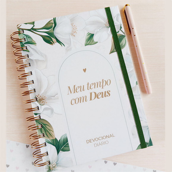 Caderno Devocional Cristão Feminino Meu Tempo com Deus