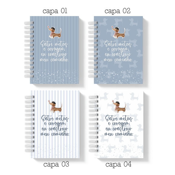 Caderno Personalizado com Nome A5 | Caderno Fofo Menina