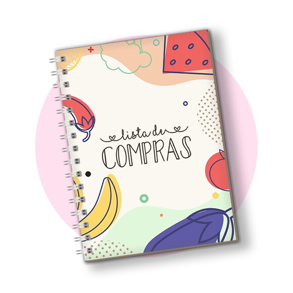 Caderno Lista de Compras Casa Compras