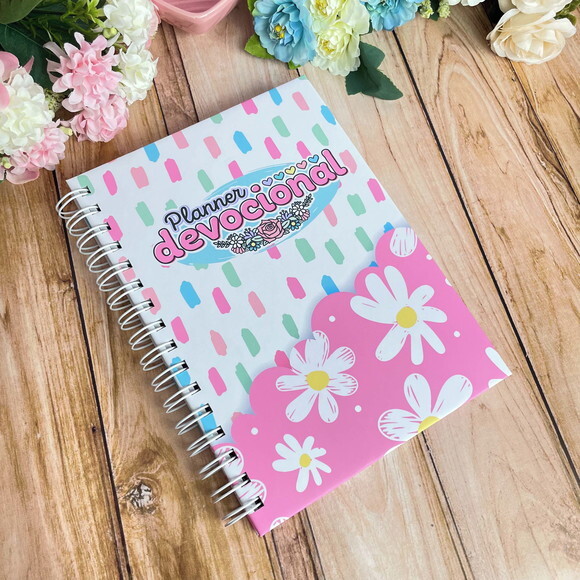 Caderno Devocional Personalizado A5 Cristão Feminino