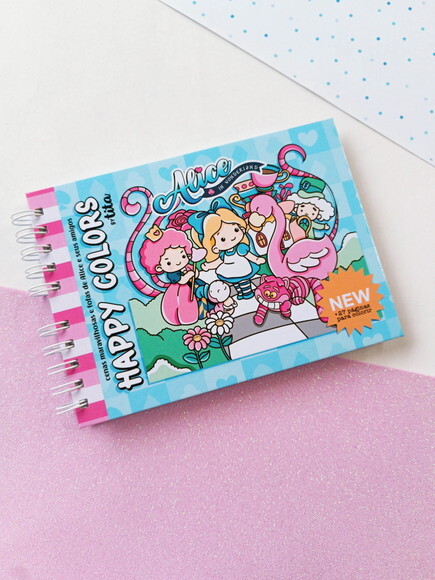 Livro de Colorir Alice no País das Maravilhas Desenhos