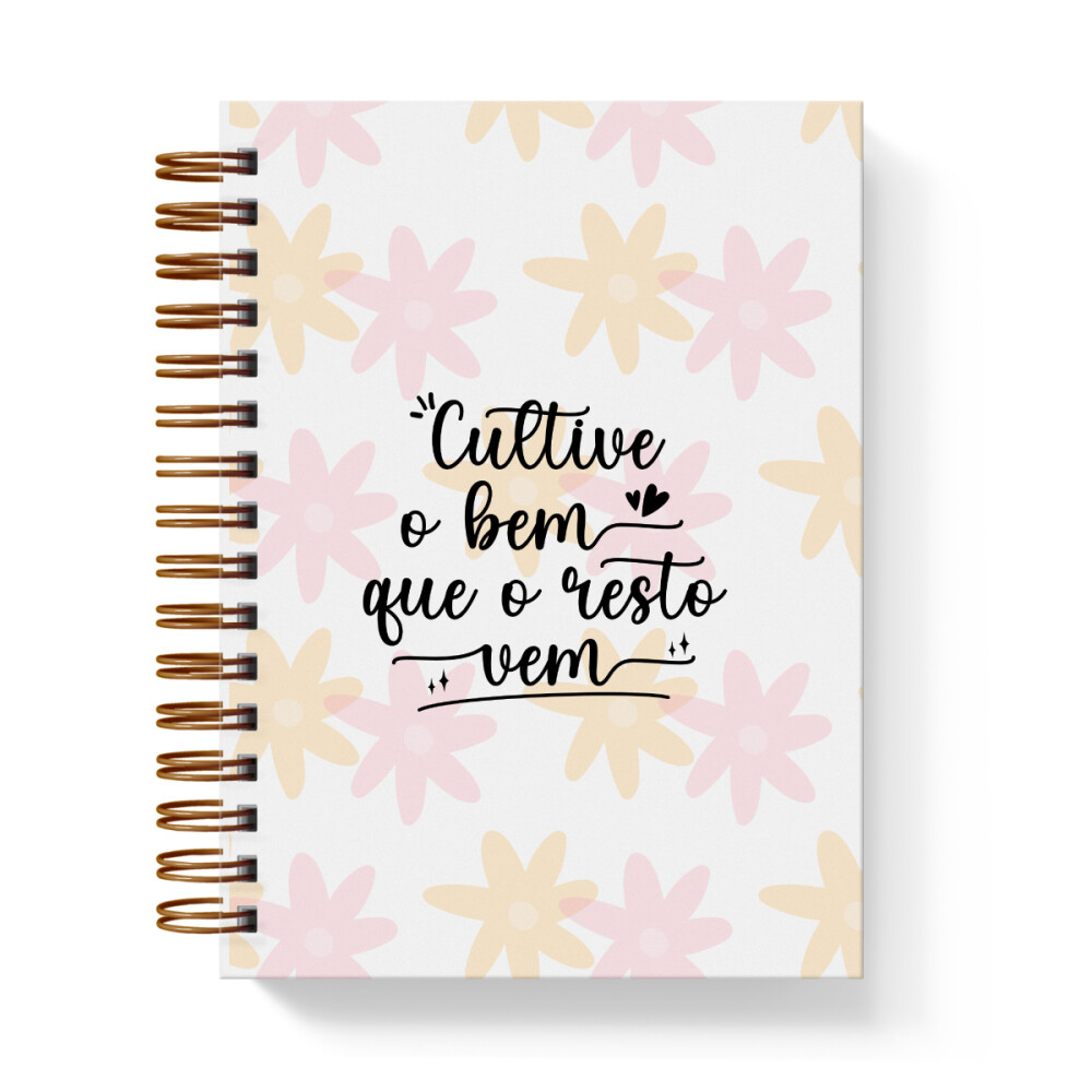 Caderno de Anotações Capa Dura Cultive o Bem – Caderneta Espi