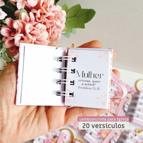 5 Mini Bíblia Lembrancinha Religiosa Presente Cristão