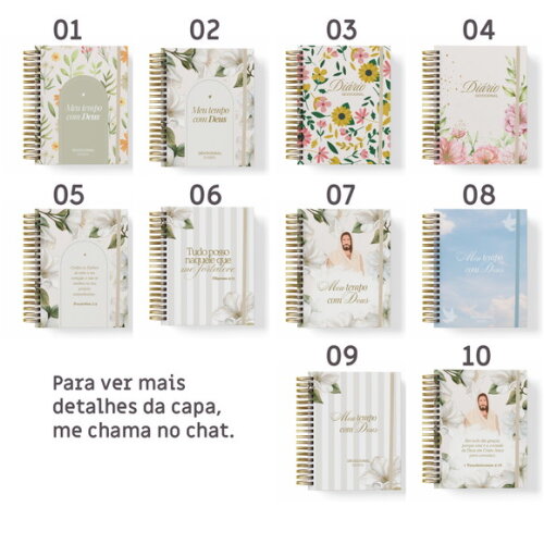 Caderno Devocional Cristão Feminino Meu Tempo com Deus