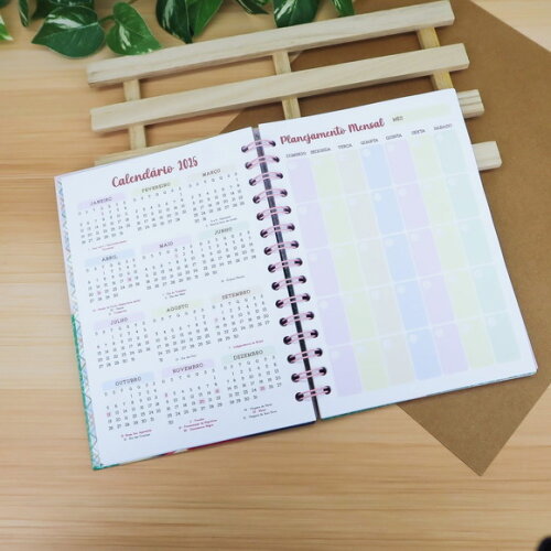 Caderno Professora Planejador de Aula Planner Mensal
