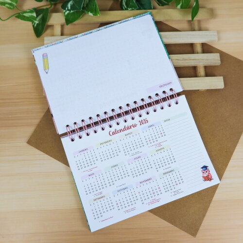 Caderno Professora Planner Semanal Planejador de Aula