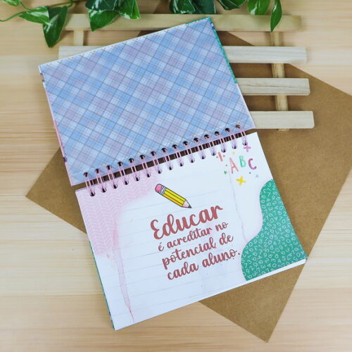 Caderno Professora Planner Semanal Planejador de Aula