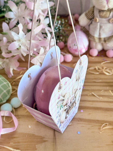 Cesta de Páscoa para Chocolate Lembrancinha Cristã Igreja