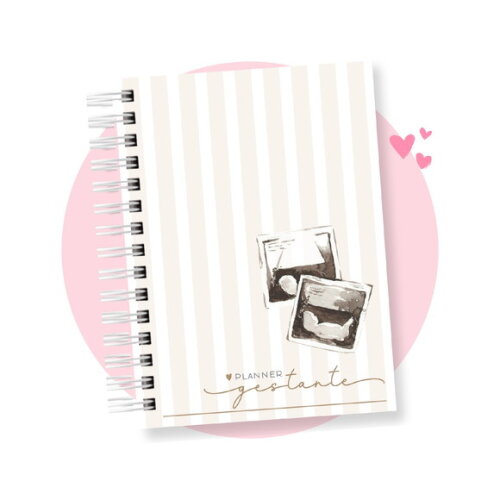 Planner da Gestante Personalizado Diario Gravidez