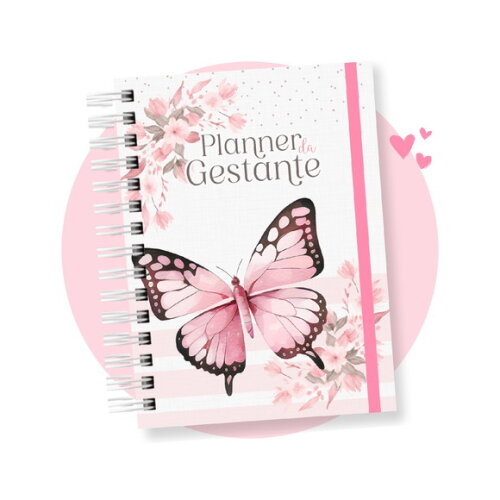 Planner da Gestante Personalizado Diario Gravidez