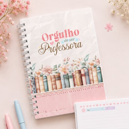 Agenda Permanente Professoras Dia dos Professores 2 Dias por Página