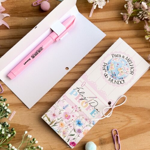 Porta Caneta Personalizado Dia dos Professores – Organizador de Mesa