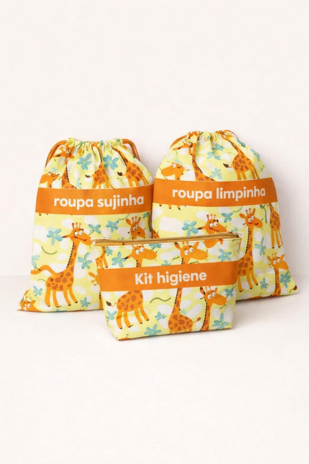 saquinho para organizar mala mochila enxoval bebe maternidade cre