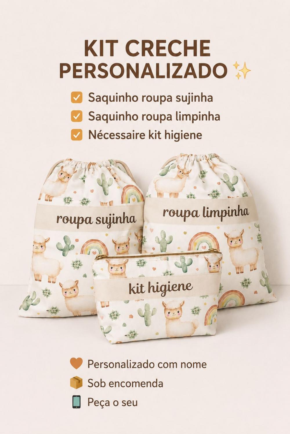 organizador de mala bolsa mochila saquinhos personalizados bebe c