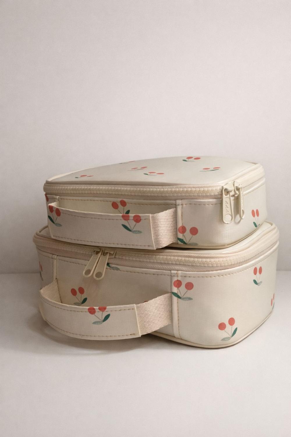 kit organizador de mala cerejinha