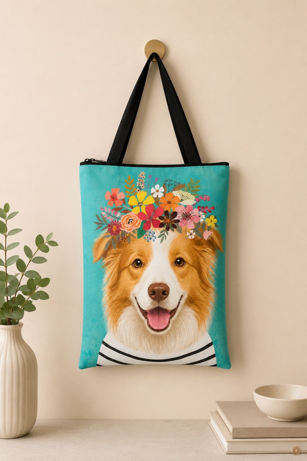 bolsa pet boder collie