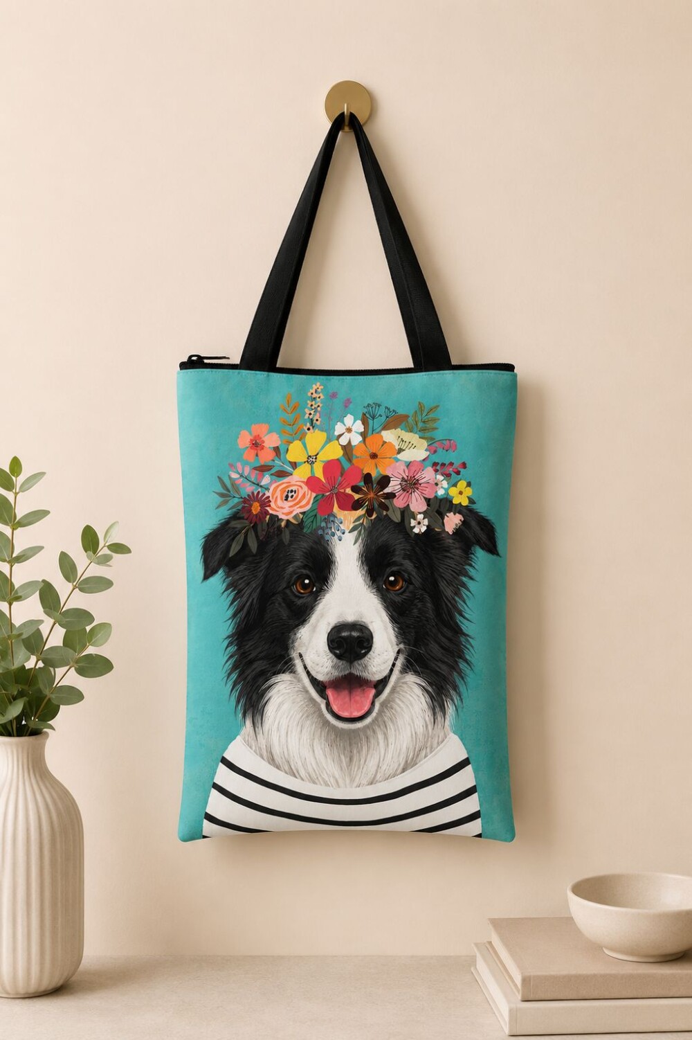 bolsa pet boder collie