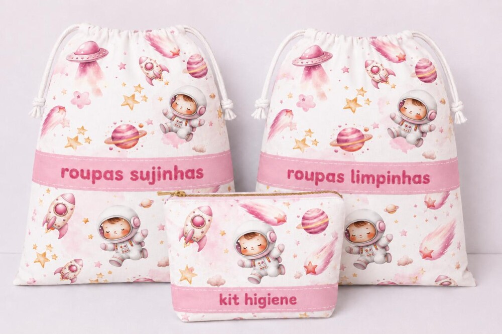 kit higiene escolar creche maternidade enxoval viagem