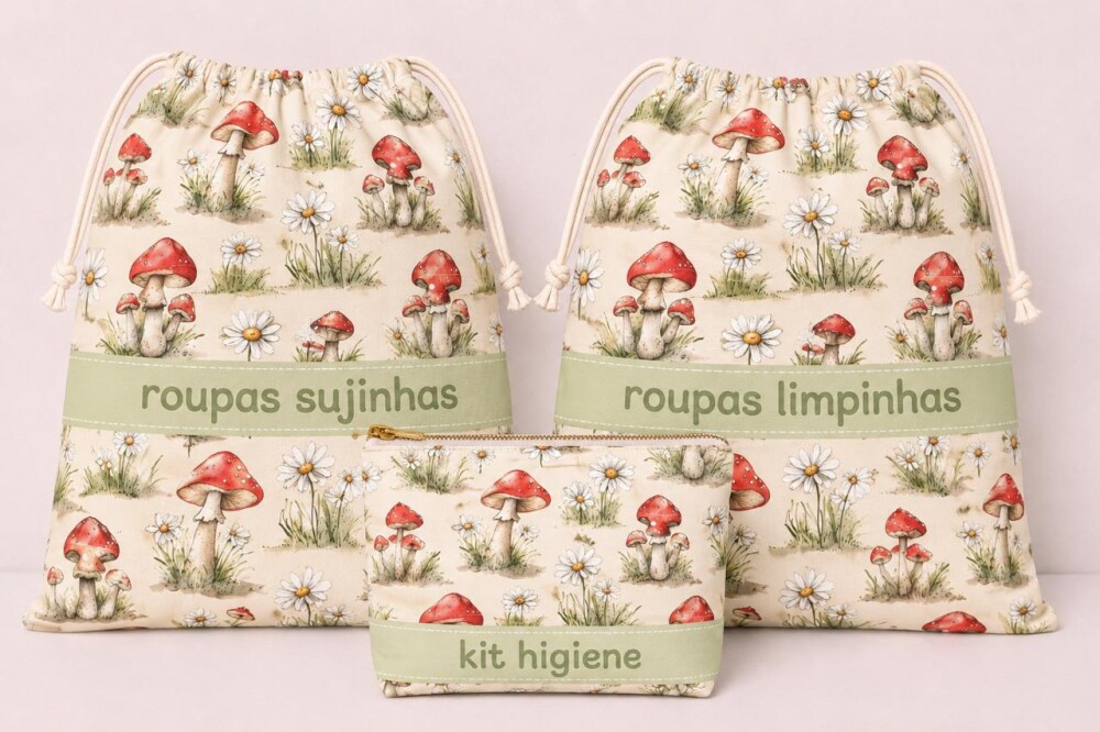 kit higiene escolar creche maternidade enxoval viagem