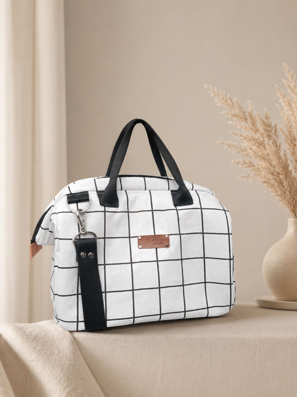 bolsa feminina de tecido termica impermeavel