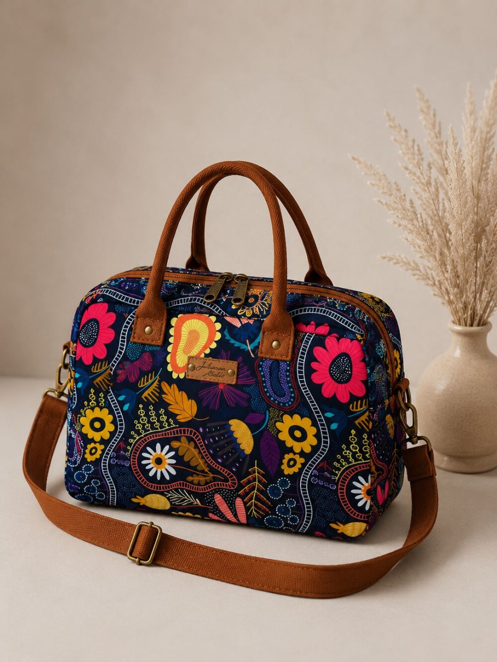 bolsa feminina de tecido termica impermeavel