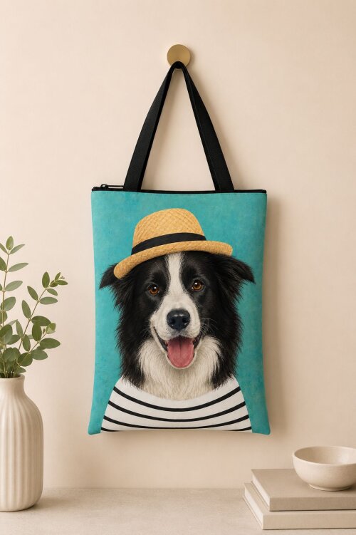 bolsa pet boder collie