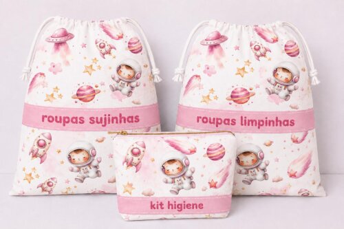 kit higiene escolar creche maternidade enxoval viagem