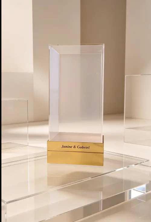Caixa Cúpula com gaveta Acrilica Linha Premium