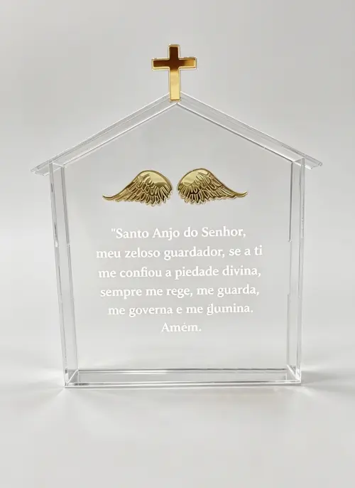 Presente de bebê Capela Acrílica Personalizada