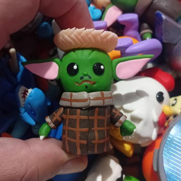 Baby Yoda Caipira (pequeno) de Biscuit