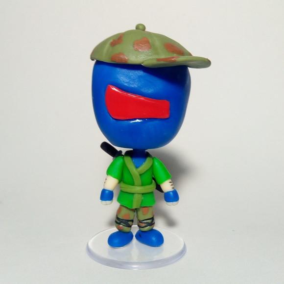 Capitão Ninja de biscuit