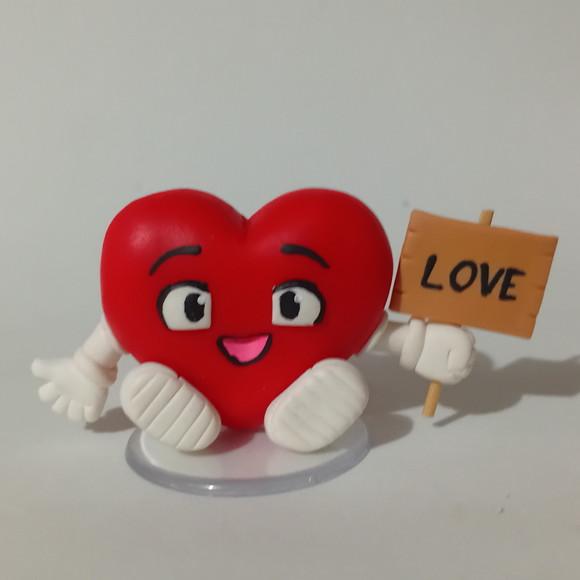 Coraçõezinho Personalizado de Biscuit (unidade)