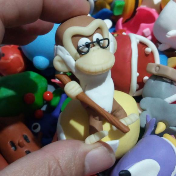 Cranky Kong de biscuit