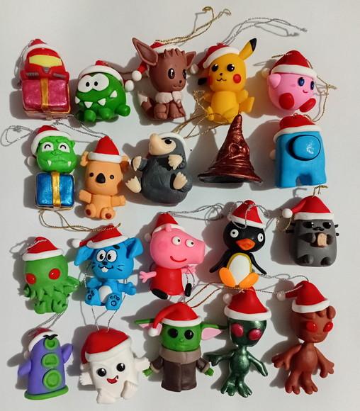 Enfeite para Árvore de Natal de Biscuit (unidade)