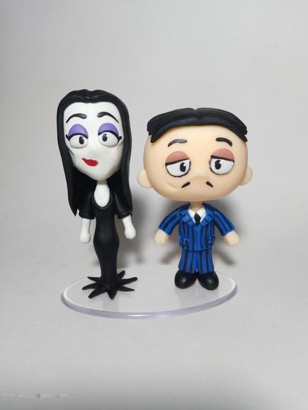 Gomez & Mortícia de Biscuit