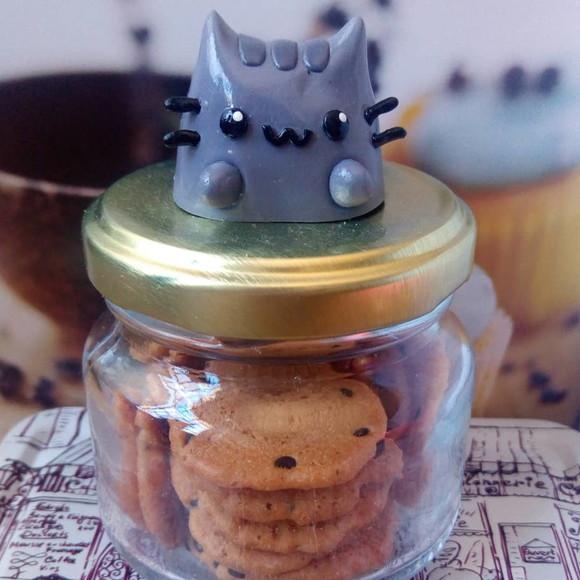 Mini baleiro personalizado com biscuit (unidade)