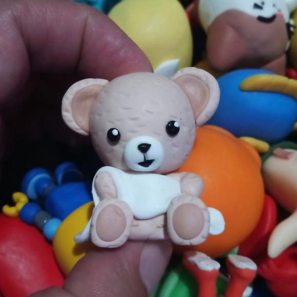 Ursinho Fofo de Biscuit