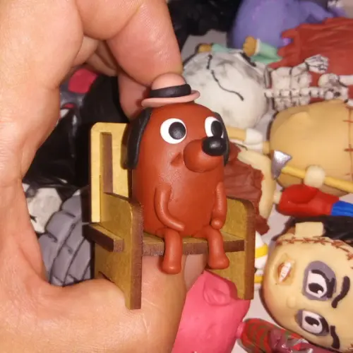 Cachorro Tá Tudo Bem de biscuit
