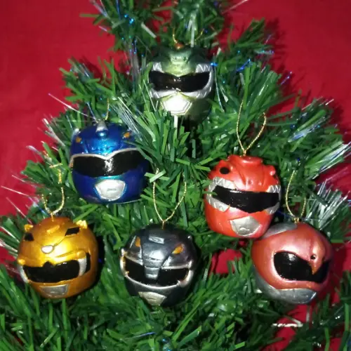 Capacete Power Rangers para Árvore de Natal (unidade)