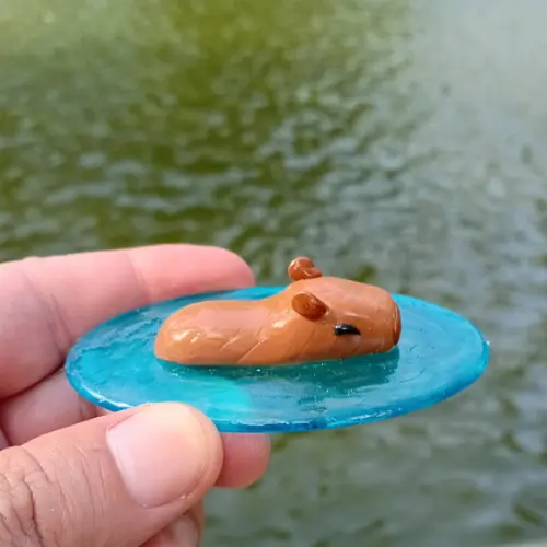 Capivara na Lagoa em Biscuit