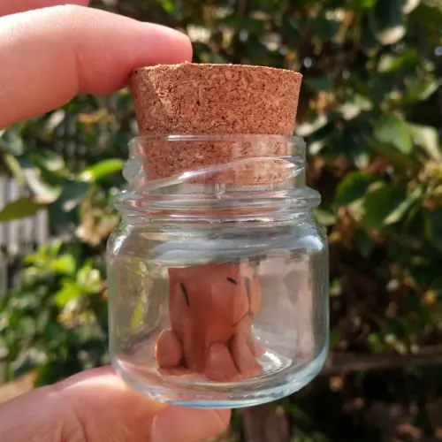 Capivara no Potinho em Biscuit