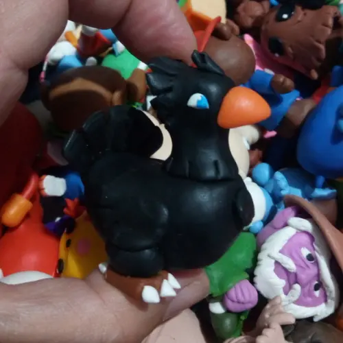 Chocobo (preto) de biscuit