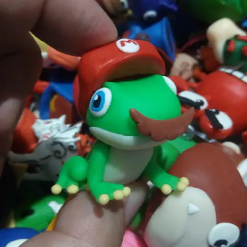 Frog Mario de biscuit