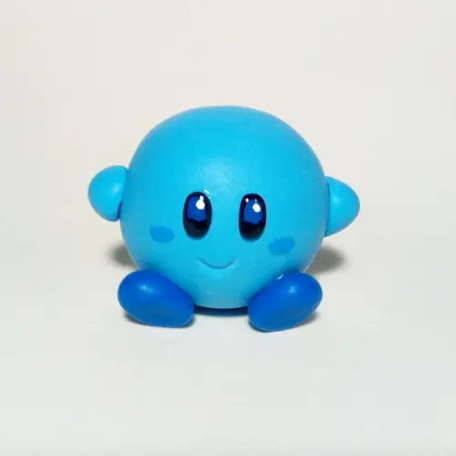 Kirby (azul) de biscuit