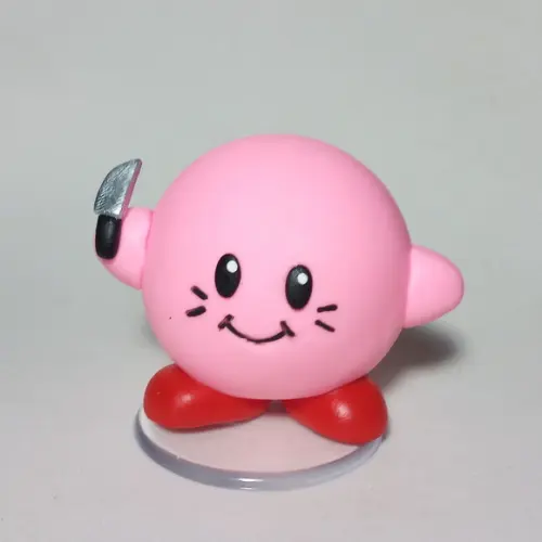 Kirby com Faquinha de Biscuit