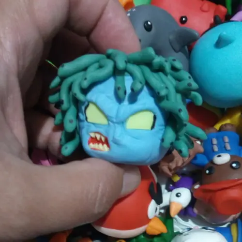 Medusa Head de biscuit
