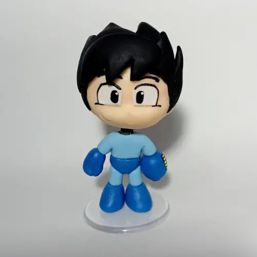 Megaman (sem capacete) de biscuit
