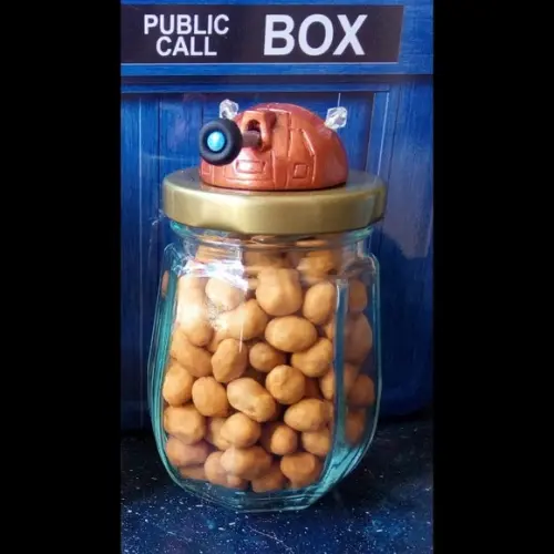Mini baleiro com Dalek de biscuit (unidade)