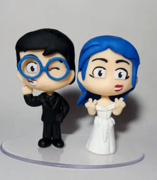 Noivinhos de Biscuit Personalizado