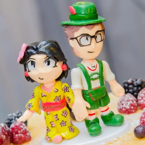 Noivinhos de Biscuit Personalizado